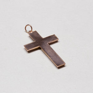 Vintage 9ct Gold Cross Pendant Charm #2