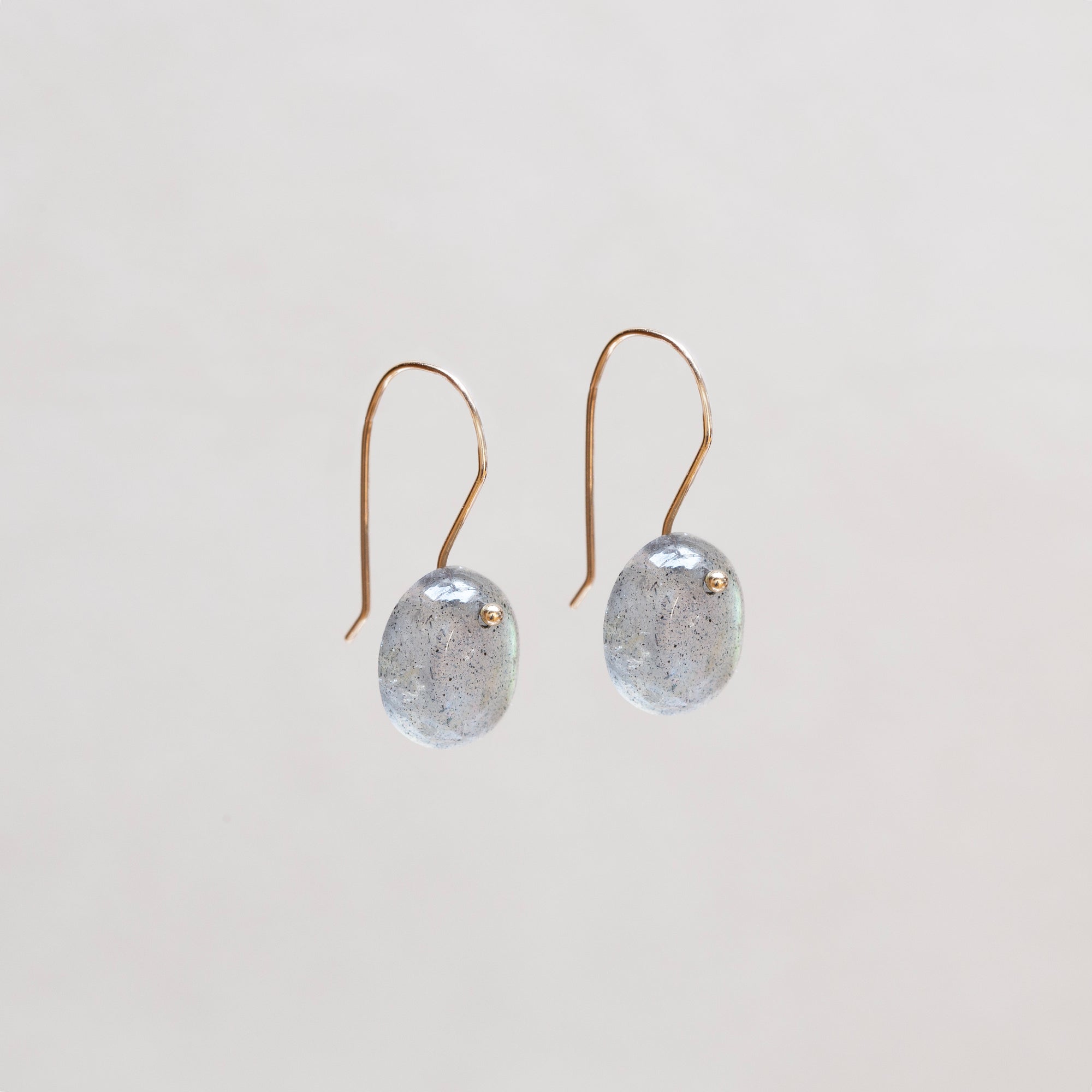 Labradorite Pebble Drop Earrings