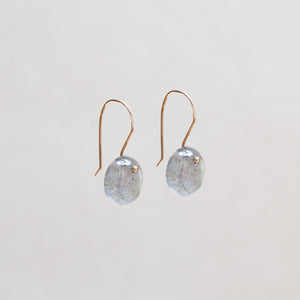 Labradorite Pebble Drop Earrings