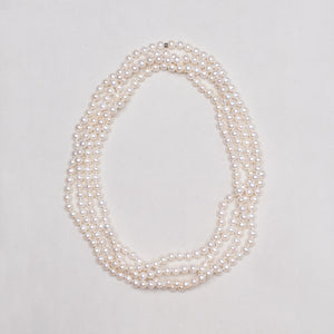 Vintage Tiffany Extra Long Pearl Necklace