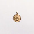 Vintage 9ct Gold St. Christopher Charm Pendant