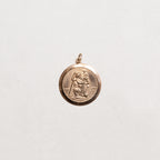 Vintage 9ct Gold St. Christopher Charm Pendant