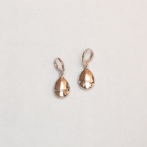 Vintage Givenchy Teardrop Hoop Drop Earrings