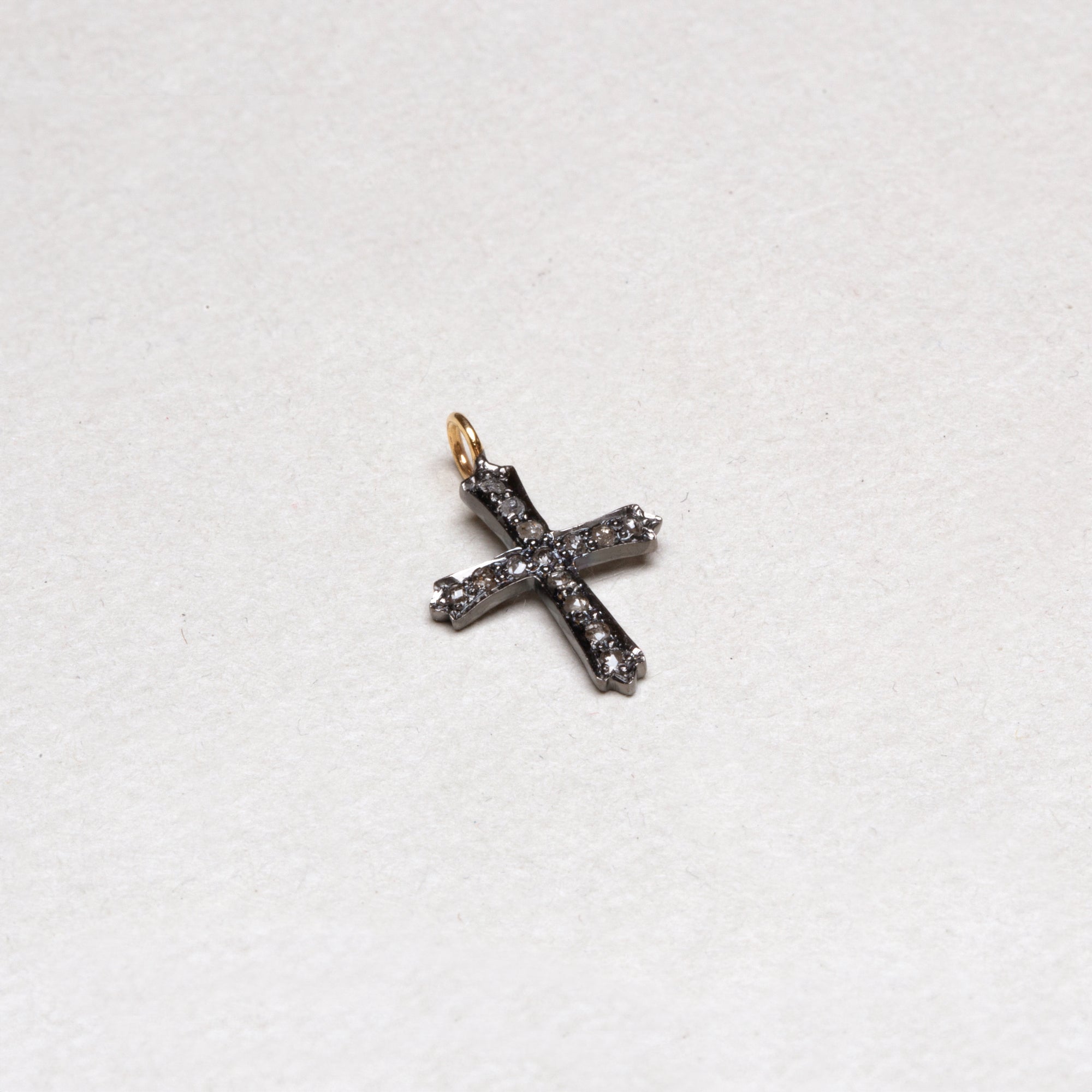 Diamond Cross Charm #2