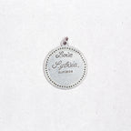Vintage Silver St. Christopher Charm Pendant with Sapphires #7