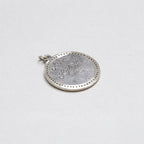Vintage Silver St. Christopher Charm Pendant with Sapphires #7