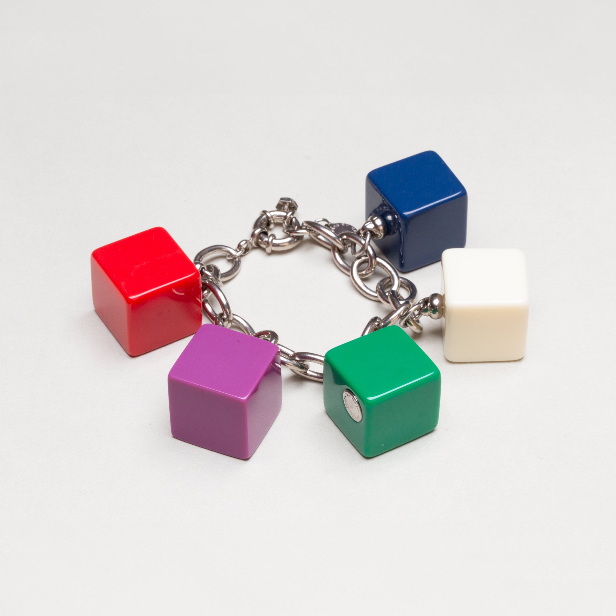 Vintage Multi-Colour Cube Bracelet