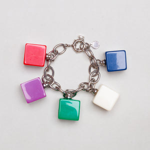 Vintage Multi-Colour Cube Bracelet