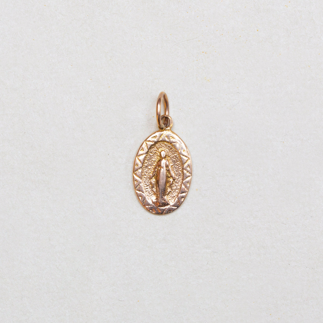 Vintage 9ct Gold Madonna Pendant Charm