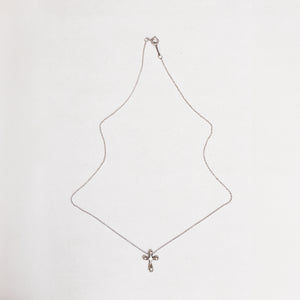 Vintage Tiffany Sterling Silver Elsa Peretti Cross Necklace