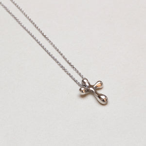 Vintage Tiffany Sterling Silver Elsa Peretti Cross Necklace