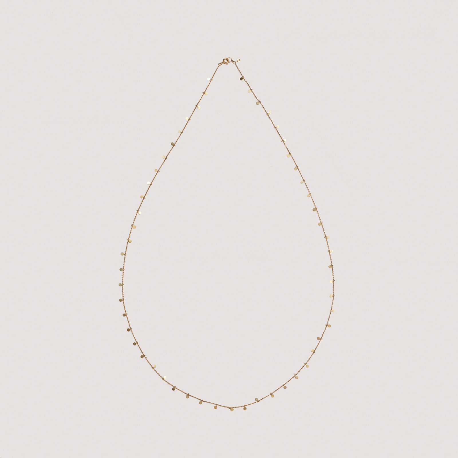 Long Dot Necklace