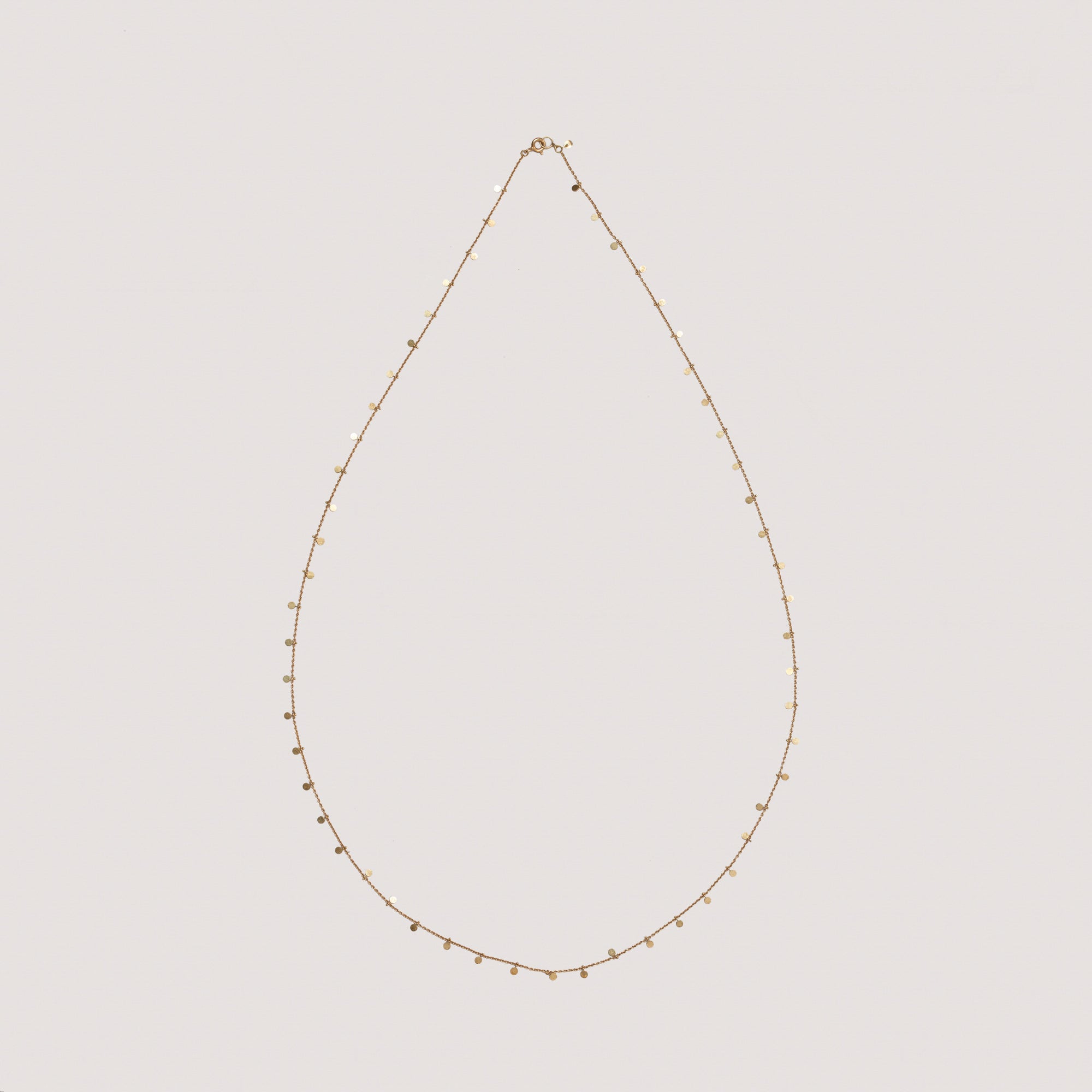 Long Dot Necklace
