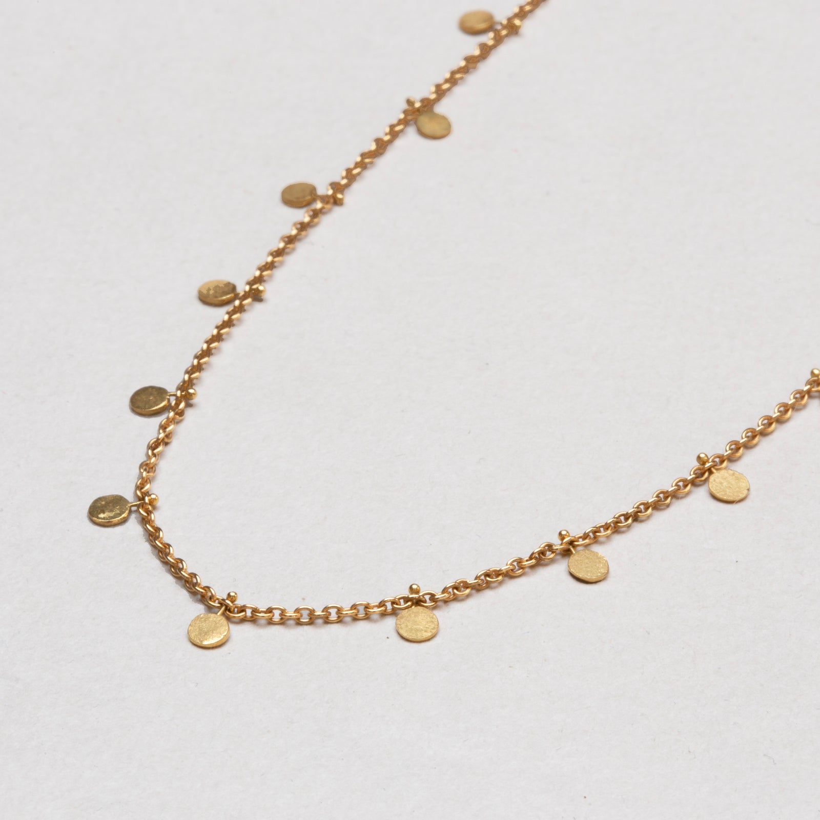 Long Dot Necklace