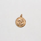Vintage 9ct Gold Pisces Charm Pendant