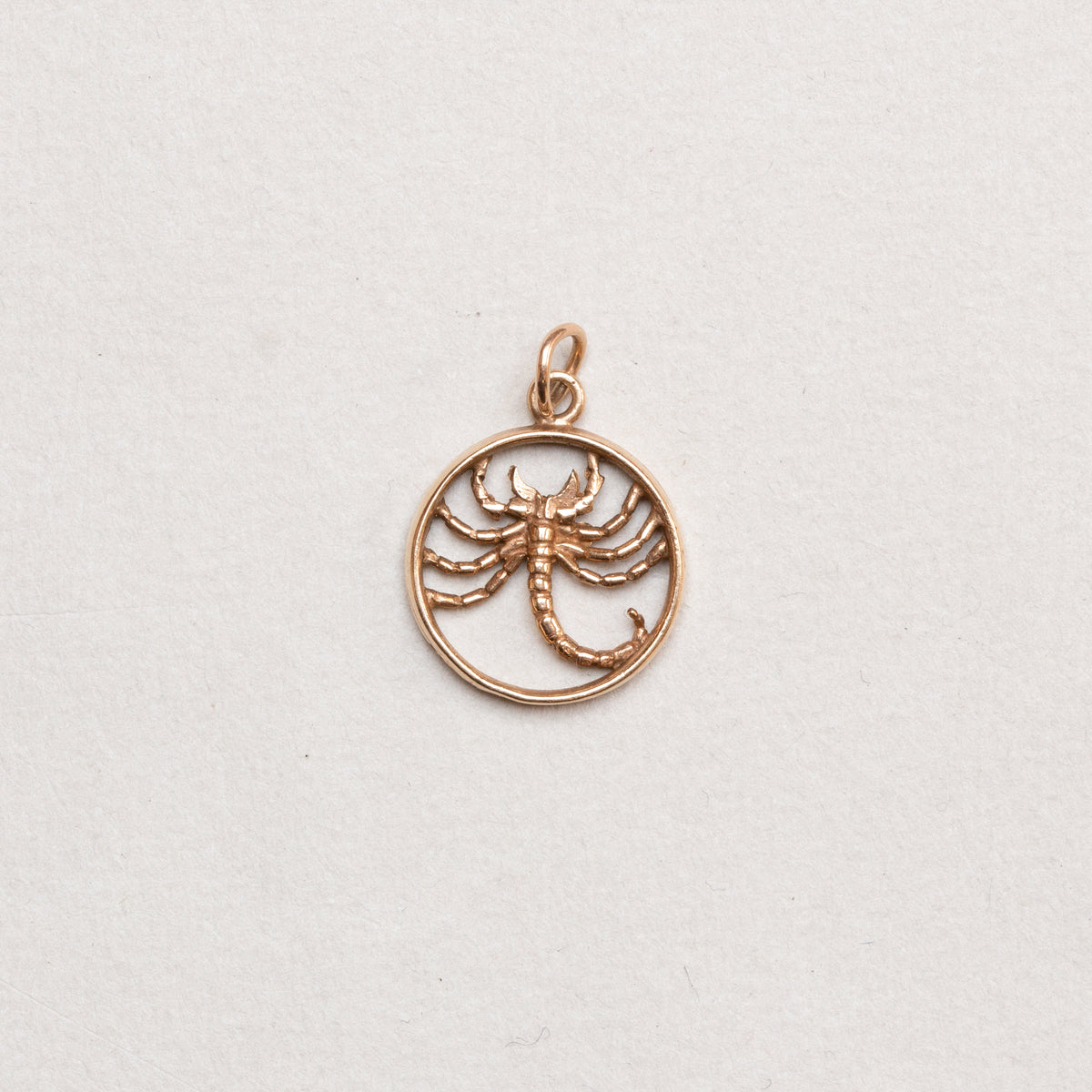 Vintage 9ct Gold Scorpio Charm Pendant