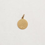 Vintage 18ct Gold Madonna and Child Pendant Charm