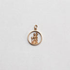 Vintage 9ct Gold St. Christopher Charm Pendant