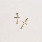 Vintage 9ct Gold Cross Pendant Charm