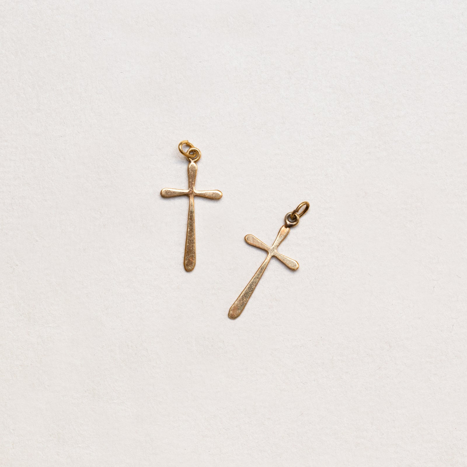 Vintage 9ct Gold Cross Pendant Charm