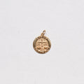 Vintage 9ct Gold Libra Charm Pendant