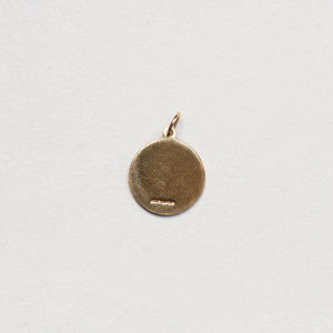 Vintage 9ct Gold Libra Charm Pendant