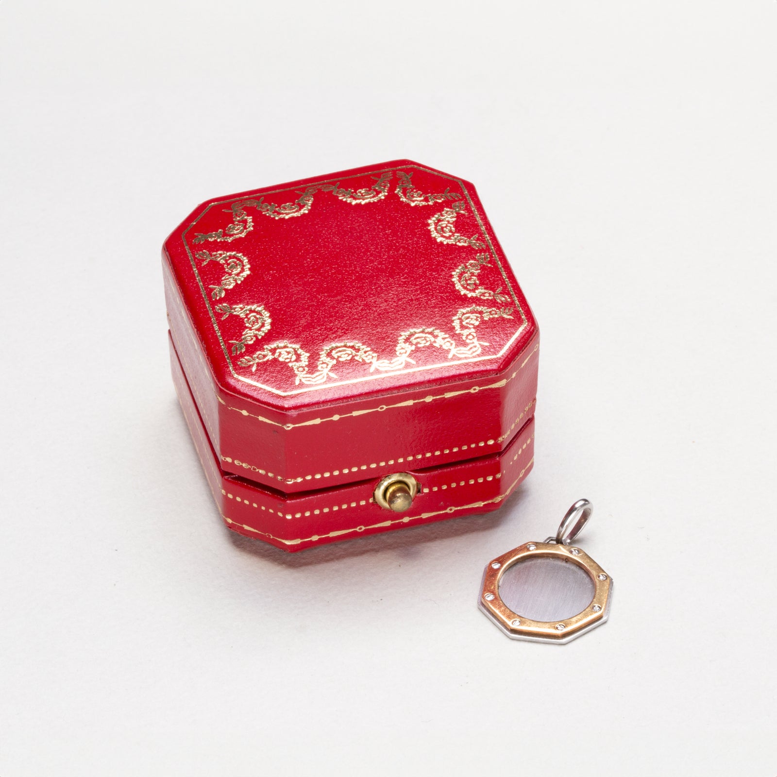 Vintage Cartier Santos Oretacier Charm Pendant