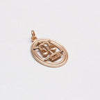Vintage 9ct Gold Libra Charm Pendant