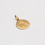 Vintage 18ct Gold Madonna and Child Pendant Charm