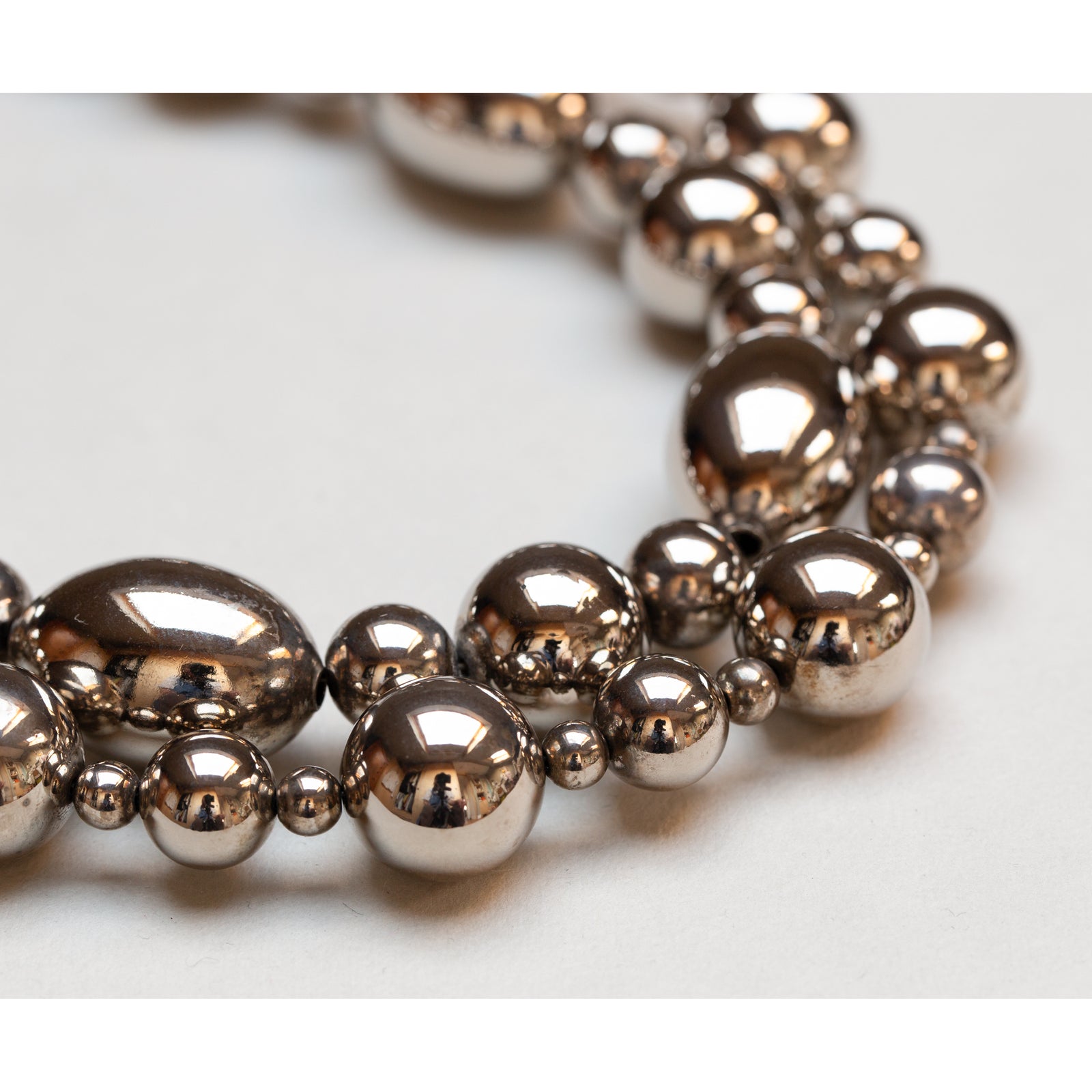 Vintage Givenchy Silver-tone Double Chain Necklace