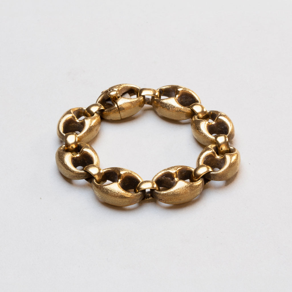 Vintage 18ct Gold Link Chain Bracelet
