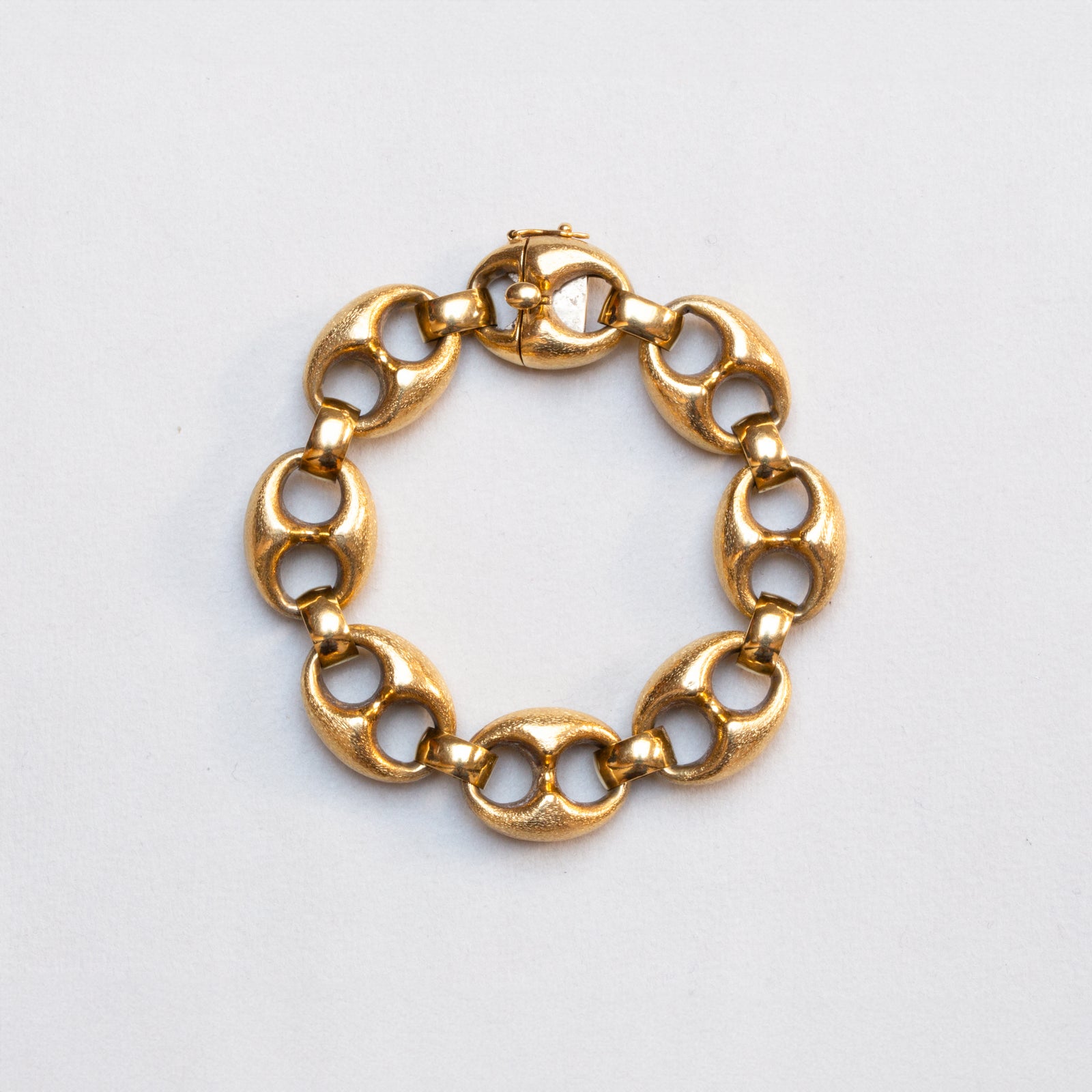 Vintage 18ct Gold Link Chain Bracelet