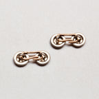 Vintage White Gold Cuffs with Sapphires