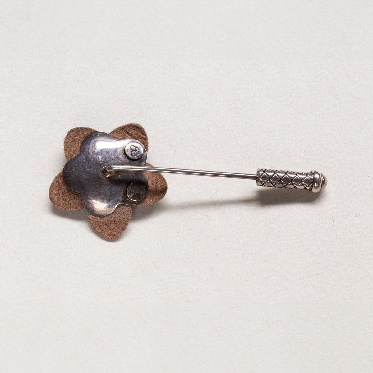 Vintage Bottega Veneta Flower Pin Brooch