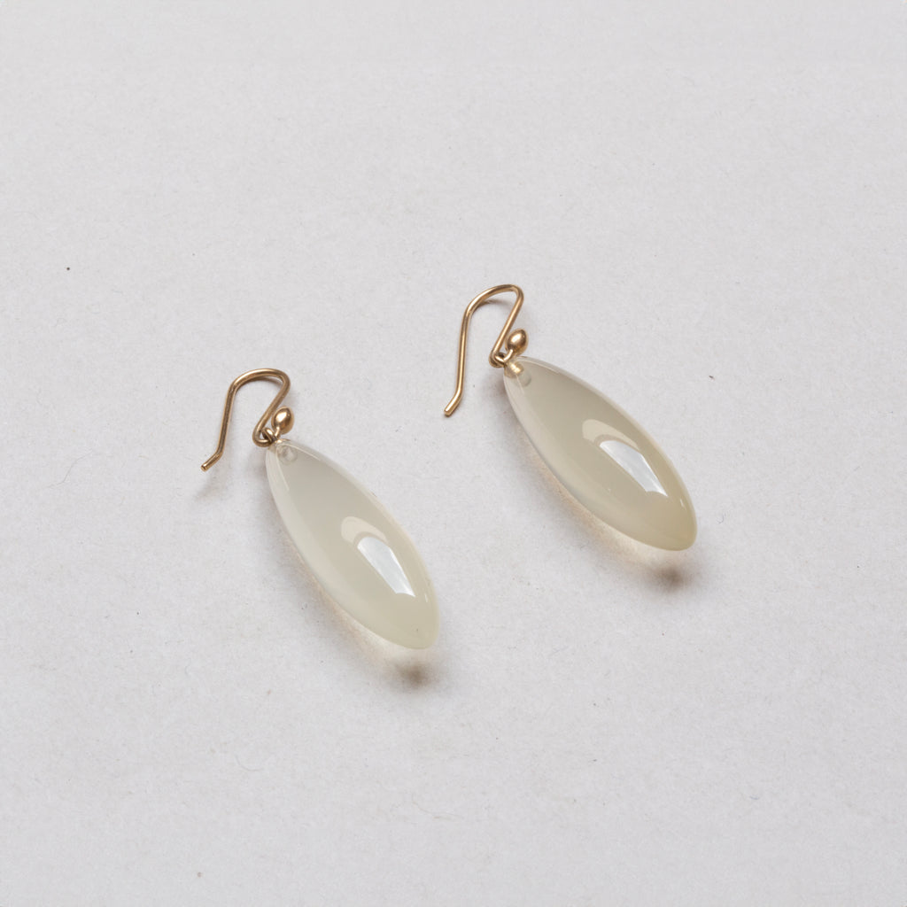 Vintage Lemon Citrine "Long Berry" Earrings