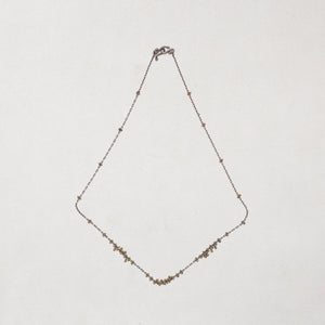 Vintage Beaded Multiple Cluster Necklace
