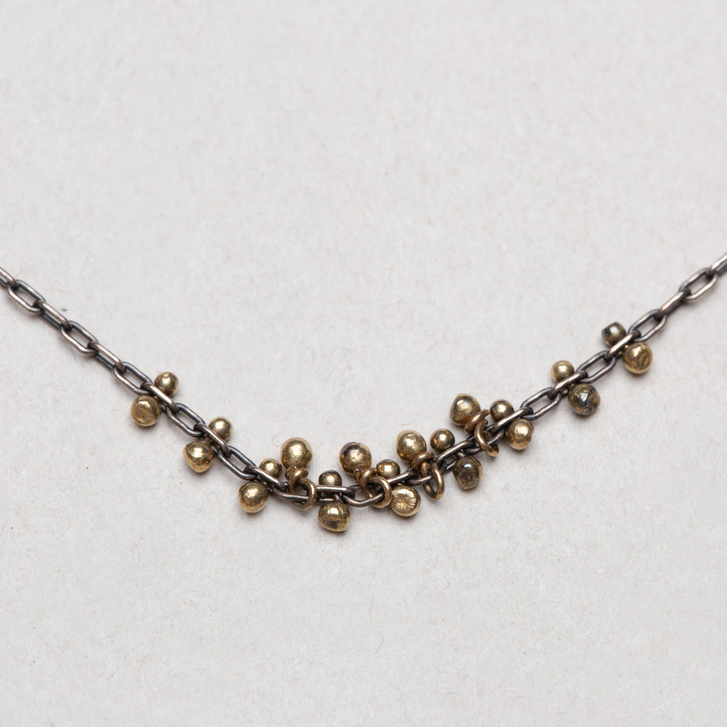 Vintage Beaded Multiple Cluster Necklace