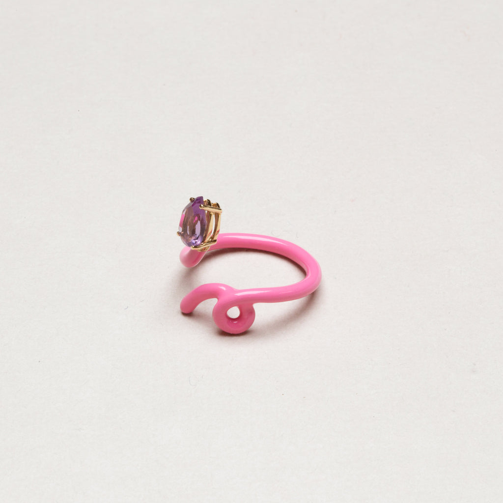 Baby Vine Ring in Bubblegum