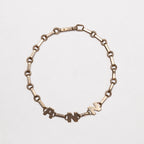 Vintage 9ct Gold Initial Bracelet "ANN"
