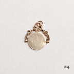 Vintage Spinning I Love You Charm Pendant