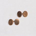 Vintage 9ct Oval Gold Cufflinks