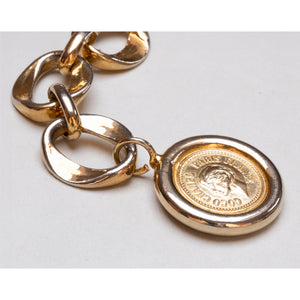 Vintage Chanel Gold Double Chain Belt