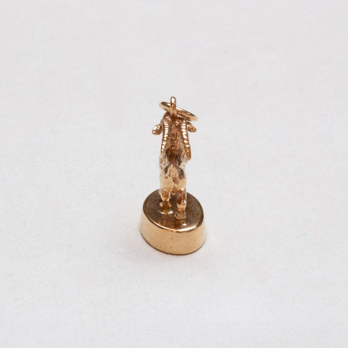Vintage 9ct Gold Capricorn Pendant Charm