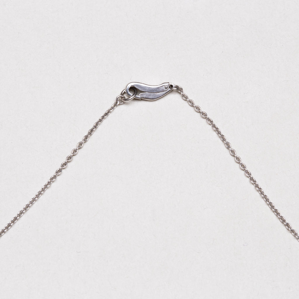 Vintage William Welstead Platinum Necklace with Rough-Cut Diamonds