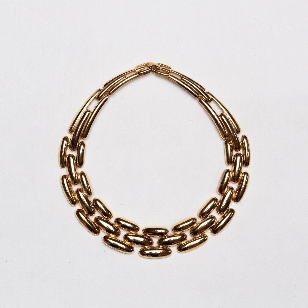 Vintage Givenchy Gold Link Necklace