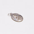 Vintage Madonna & St Gerald Charm Pendant