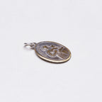 Vintage Madonna & St Gerald Charm Pendant