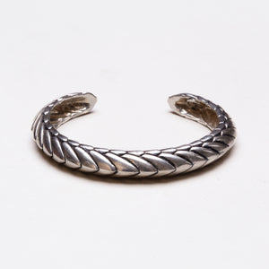 Vintage Sterling Silver "Pangolin" Cuff Bracelet