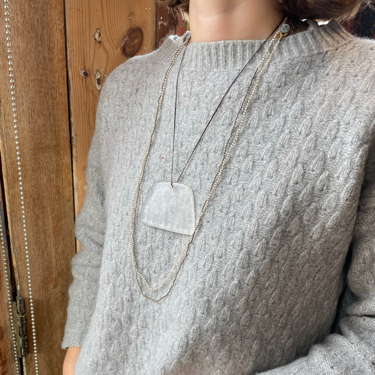 Vintage Pearl Beads Necklace