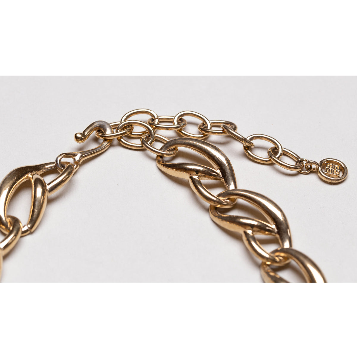Vintage Givenchy Gold Link Chain Necklace